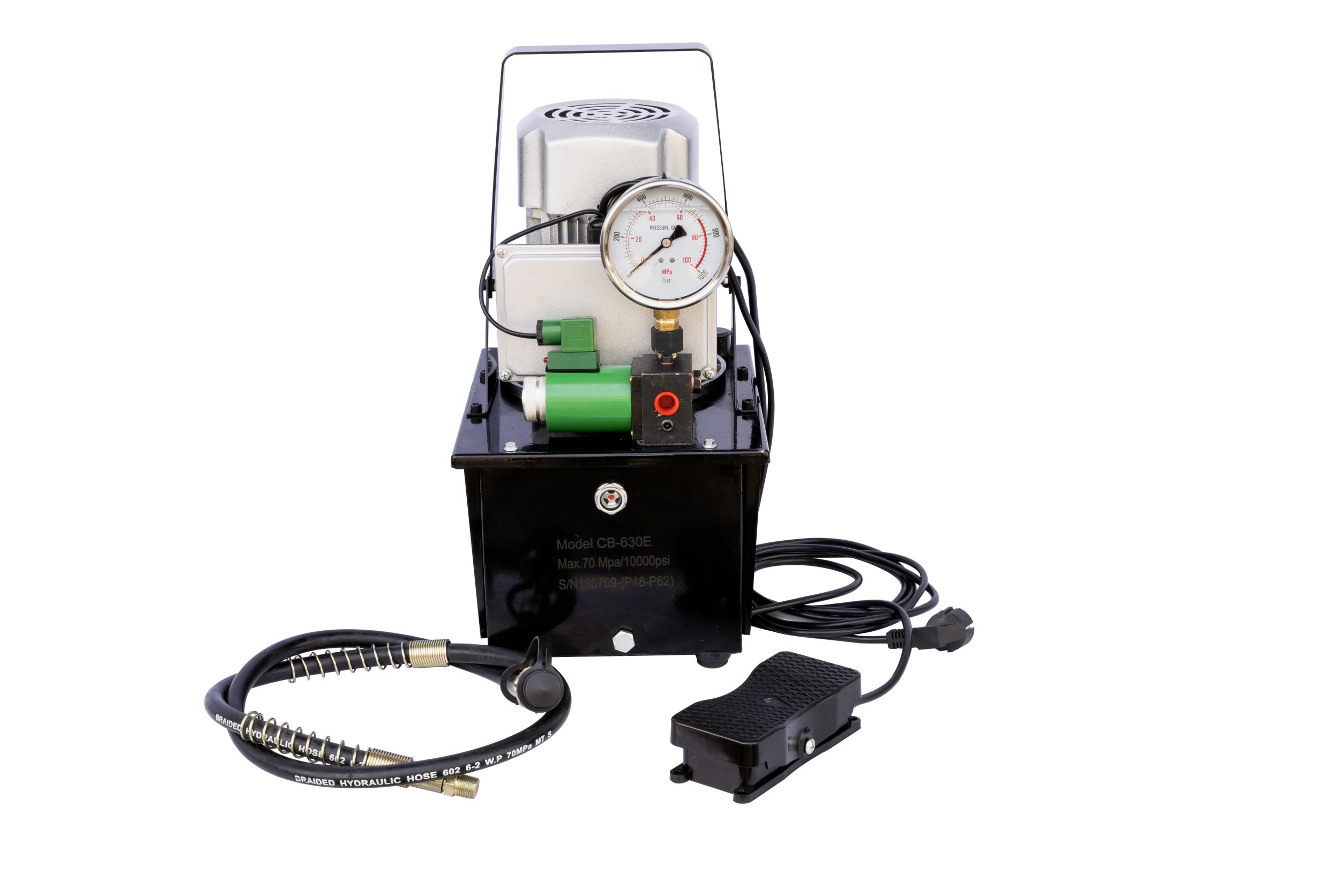 เครื่องตัดบัสบาร์แบบเฉีอน รุ่น HHM-200Q กำลังอัด 35 ตัน