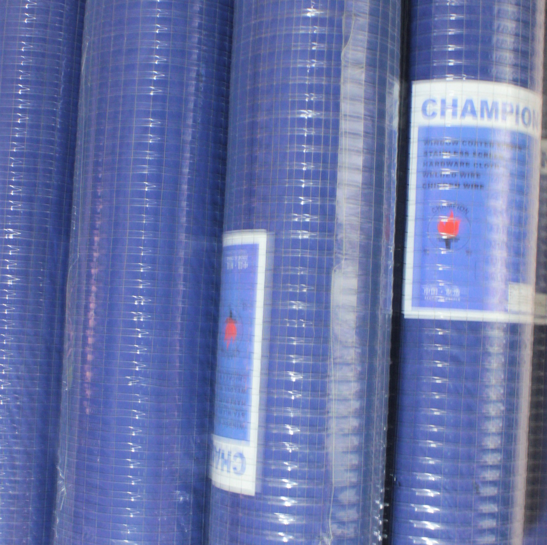 ตาข่ายลวดตาสี่เหลี่ยมสูง90ซม.ยาว30ม.น้ำหนัก7กก.ยี่ห้อchampion ลวดชุบสังกะสีด้วยไฟฟ้า