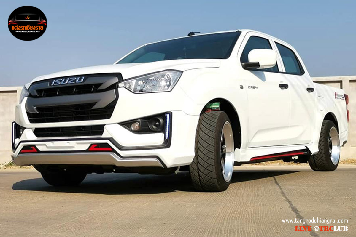 ชุดแต่งสเกิร์ตรอบคัน RIDER สำหรับ ALL NEW D-MAX 2020 (ตัวเตี้ย)