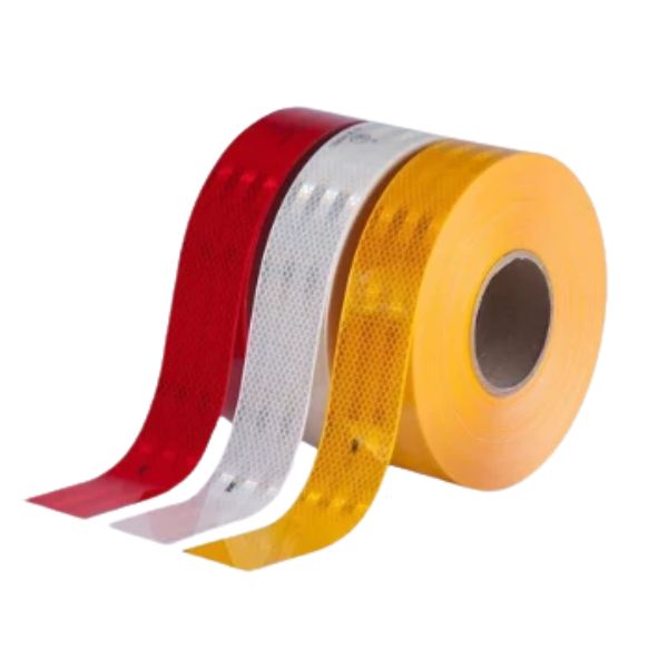 3M สติ๊กเกอร์สะท้อนแสง แถบสะท้อนแสงไดมอนด์เกรด conspicuity markings สำหรับยานพาหนะ ขนาด 55 mm x 5 m.