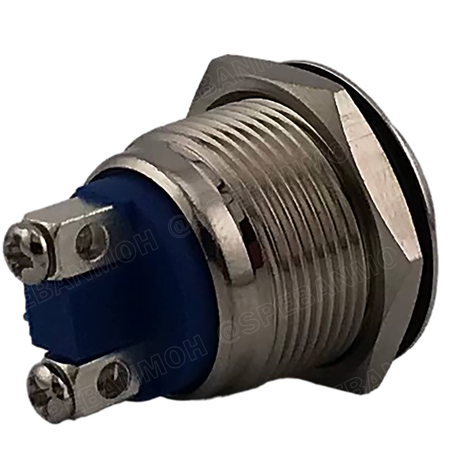 GQ19-H สวิทช์เหล็ก19มิล แบบหัวนูน กดติด-ปล่อยดับ Metal Switch 19mm