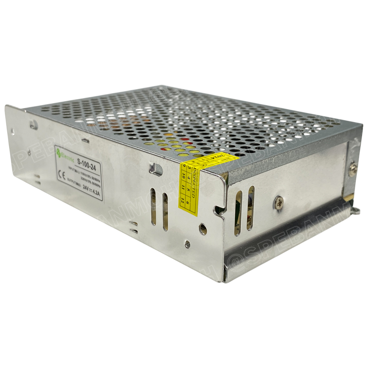 [ 1 ชิ้น ] S-100-24 Switching Power Supply สวิทช์ชิ่ง พาวเวอร์ซัพพลาย 24V 4.2A 100W Switching Power Supply 100วัตต์ แหล่งจ่ายไฟ แบบสวิตชิ่ง 24 โวลต์ ซัพพลายจ่ายไฟ Output 24VDC เพาเวอร์ซัพพลาย โวลต์ ดีซี ตัวแปลงไฟ หม้อแปลง ไฟเข้า 110V / 220V AC to 24V DC