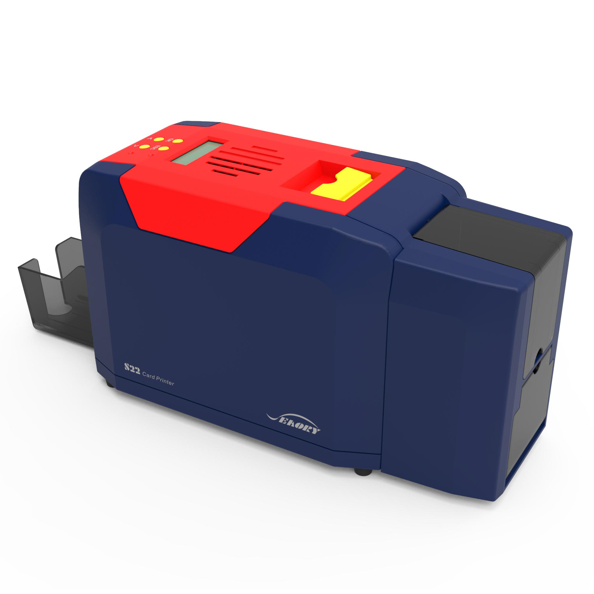 เครื่องพิมพ์บัตรพลาสติก พิมพ์บัตรพนักงาน บัตรข้าราชการ บัตรประจำตัว บัตรนักเรียน แบบสองหน้า Card printer Thermal dye-sublimation direct to card Seaory S22 Dual sided