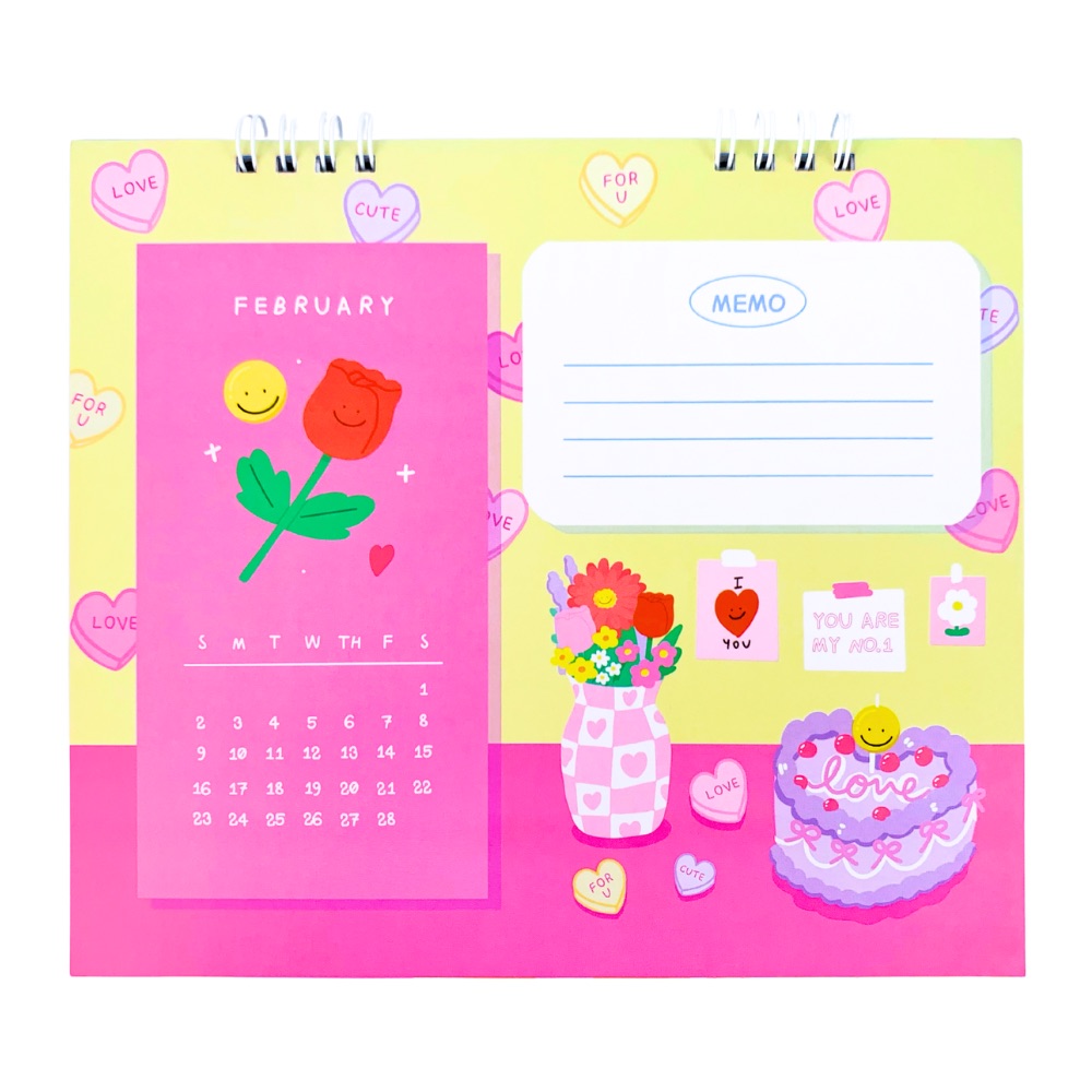 ปฏิทินตั้งโต๊ะ calendar ปี พ.ศ. 2568 / ค.ศ. 2025 Allwrite รุ่น AW292 ขนาด 7 x 8 นิ้ว