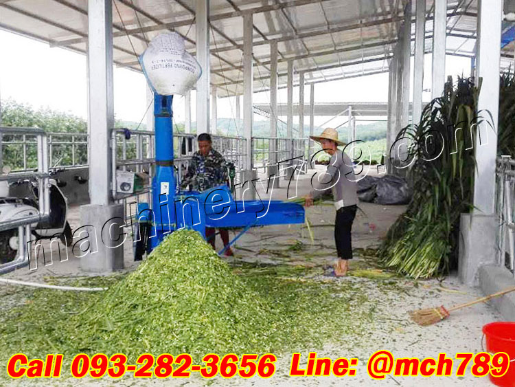 เครื่องสับหญ้าอเนกประสงค์ กำลังผลิต1.5-3.5 ตัน/ชม. เครื่องสับหญ้าเนเปียร์ เครื่องย่อยทางมะพร้าว เครื่องสับย่อยอเนกประสงค์ เครื่องสับต้นข้าวโพด เครื่องสับต้นอ้อย Mini Feed Grain Straw Grinder Mill / Grass Grinding Machine