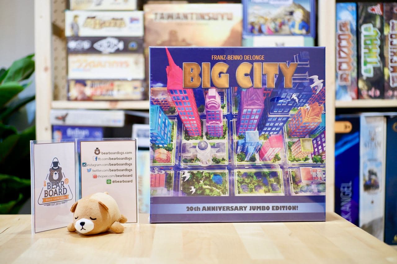 Big City: 20th Anniversary Jumbo Edition +Urban Upgrade Expansion บอร์ดเกมของแท้