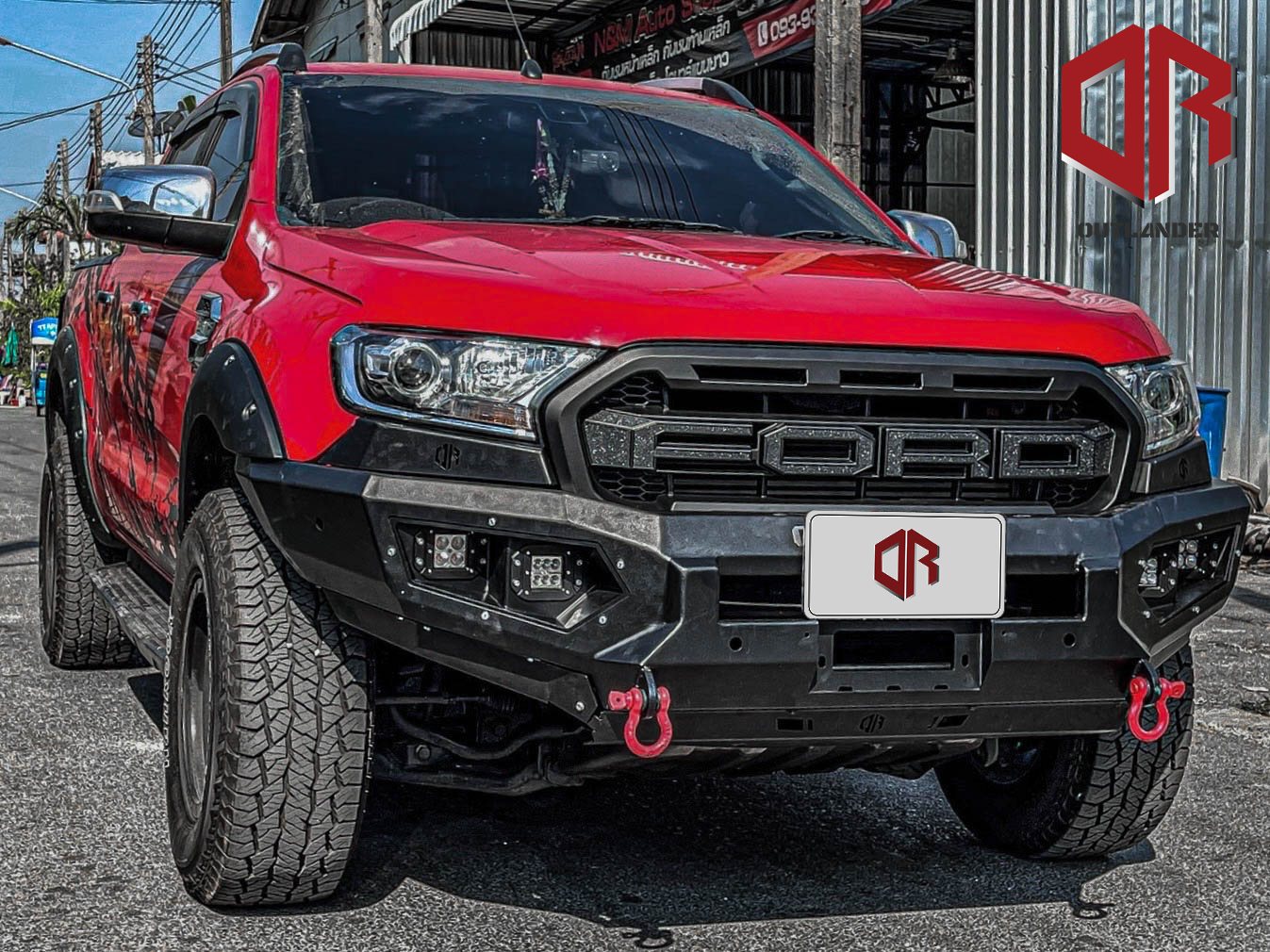 กันชนหน้าเมทริกซ์ Outlander