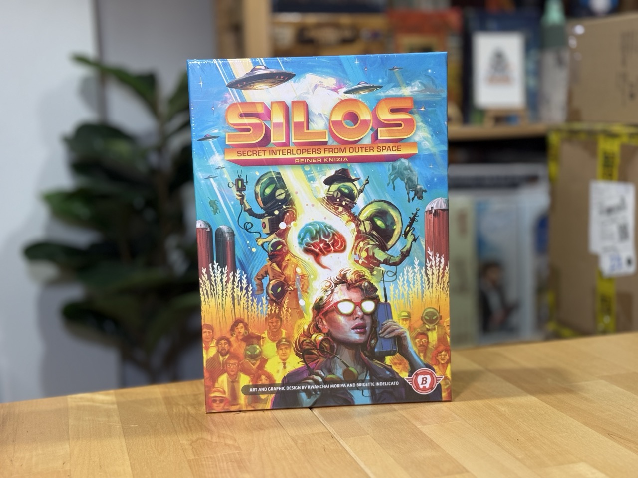 SILOS: Secret InterLopers from Outer Space! และส่วนเสริม Crop Circles Module บอร์ดเกม ของแท้