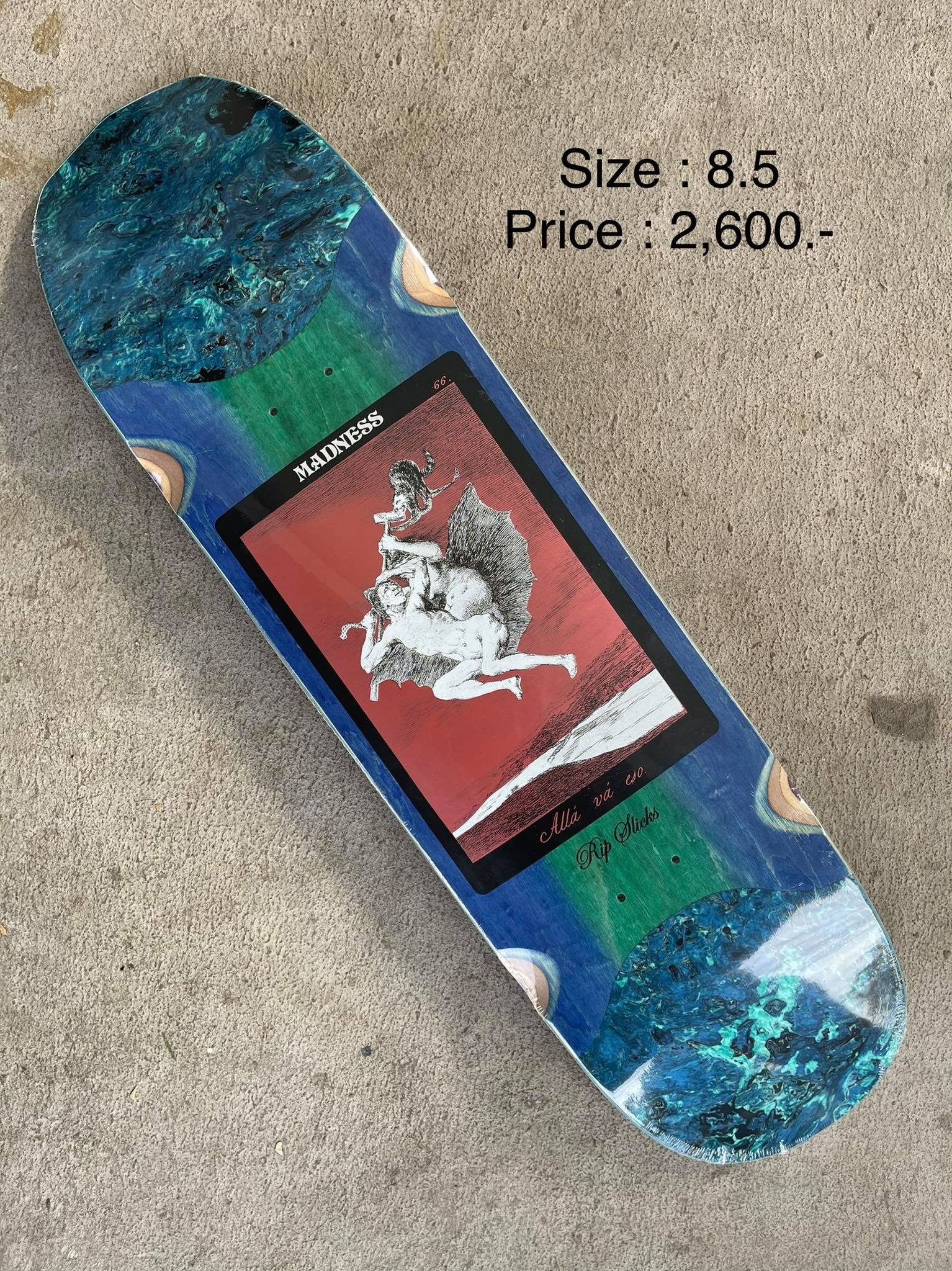 Madness Skateboard Deck 8.5''