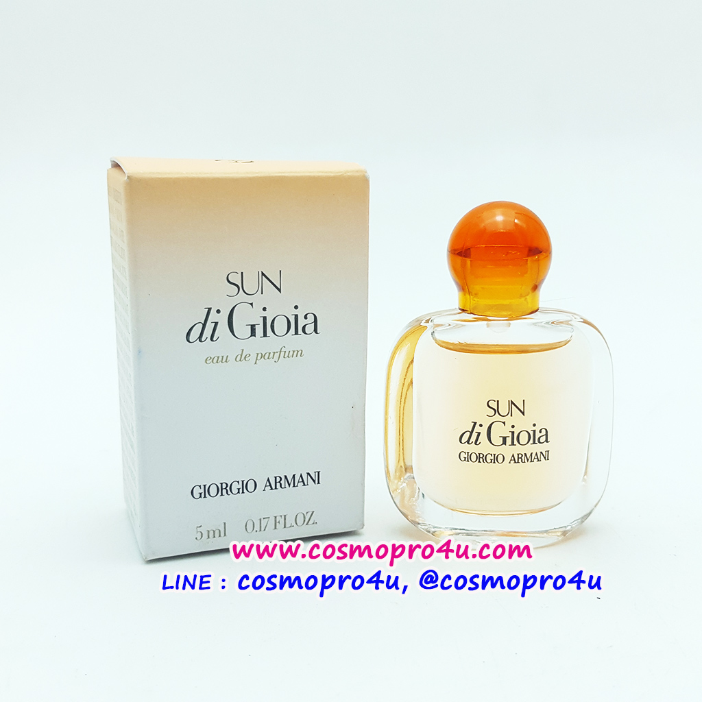 น้ำหอม GIORGIO ARMANI SUN DI GIOIA EDP ขนาด 5ml จิออร์จิโอ อาร์มานี่ ซัน ดิ จิโอยา อีดีพี สำหรับผู้หญิง