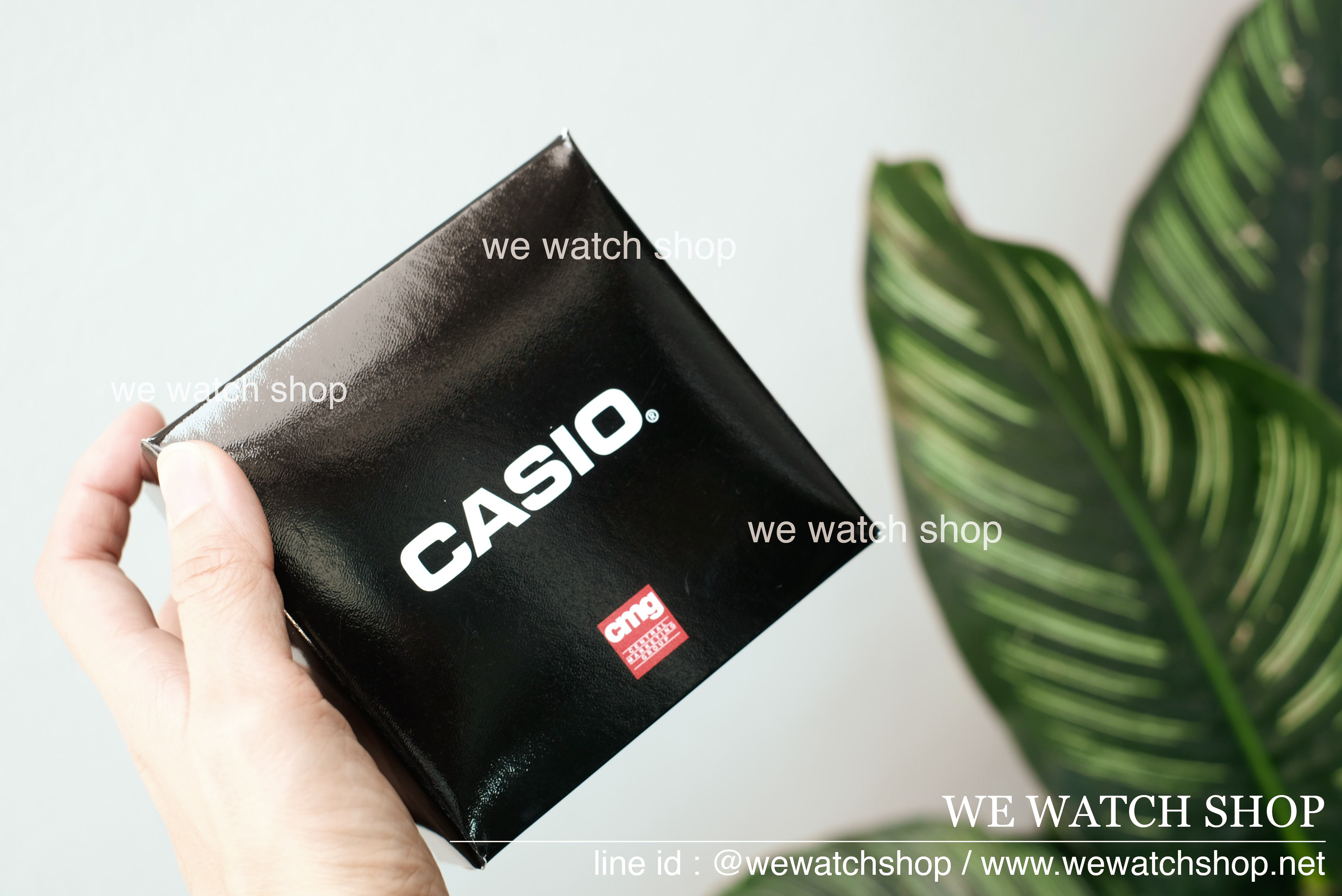 CASIO Standard รุ่น LTP-E155MGB-1BDF สีดำ ทอง สายสแตนเลส สินค้าใหม่ ของแท้ รับประกันศูนย์ CMG