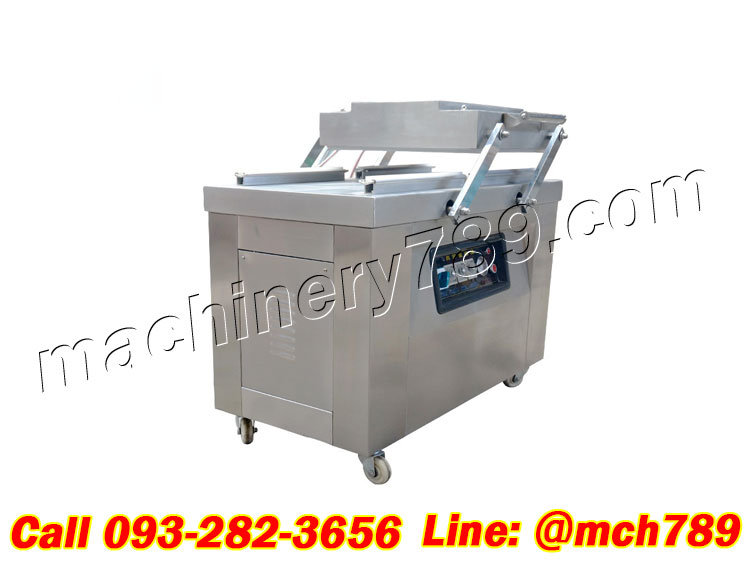 เครื่องซีลสูญญากาศ2หลุม รุ่น400/900W เครื่องดูดสูญญากาศ เครื่องซีลพลาสติก เครื่องซีลสูญญากาศ เครื่องแพ็คสูญญากาศ เครื่องแพ็คถุง เครื่องแพ็คถุงสูญญากาศ 2-Hole Vacuum Sealer Manual Control Packing Machine