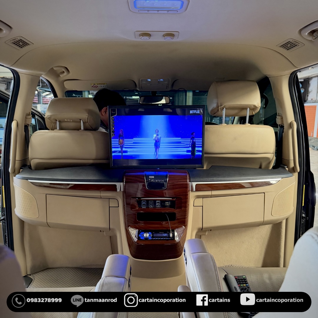 เปลี่ยนจอหน้า ติดกล้องหน้า เปลี่ยนจอคอนโซนหลังพร้อมระบบ android Hyundai Starex พร้อมบริการถึงบ้าน🏡