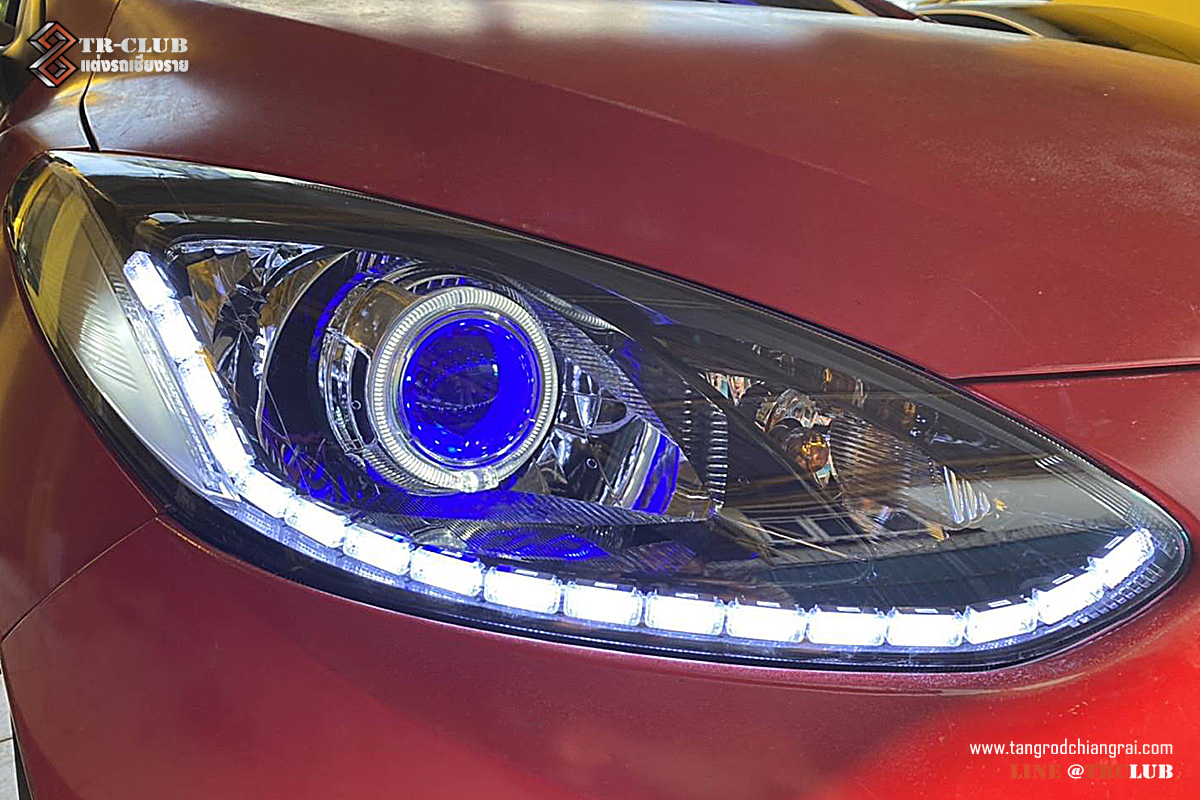 อัพเกรดไฟหน้า MAZDA2 2010