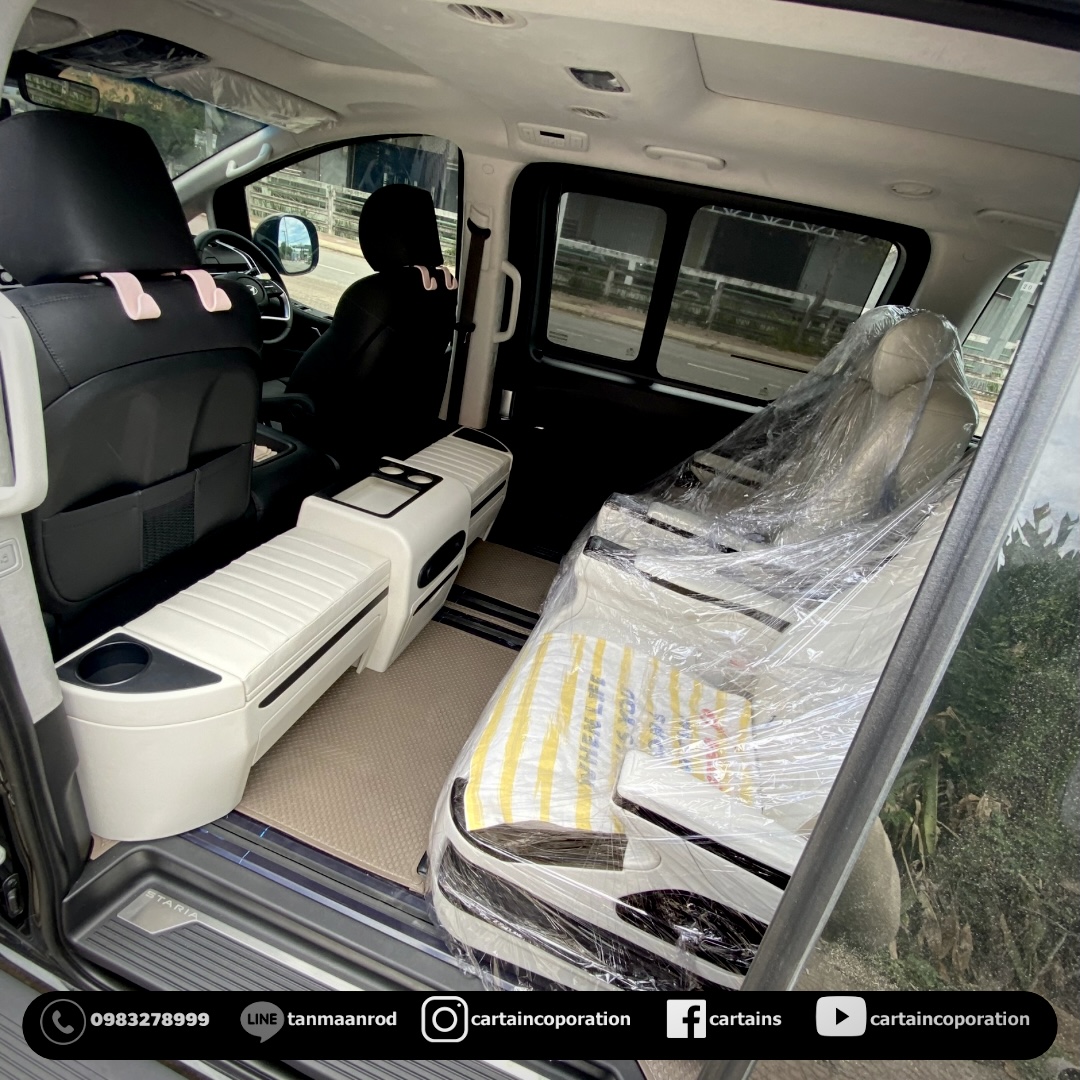 งาน สั่งทำคอนโซลให้เป็นสีเดียวกับเบาะVIPนำเข้า Hyundai staria