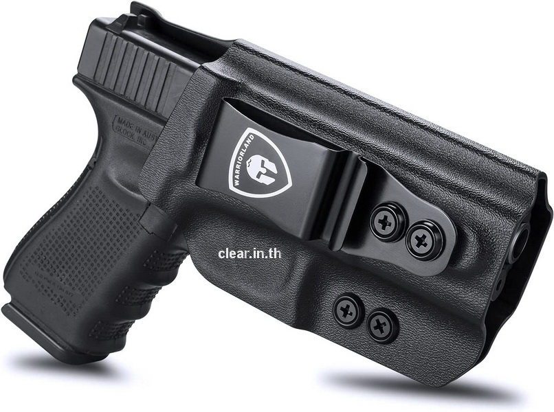 ซองพกใน Glock17 19 26 44 45 Gen(1-5) & Glock 23 32 Gen(1-4) IWB Kydex Holster, Right Hand USA WARRIORLAND holster