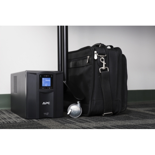 APC Smart-UPS C 1500VA/900W LCD 230V, Interface Port USB, Tower, with Smart Connect (APC-SMC1500IC) ประกัน 3 ปี