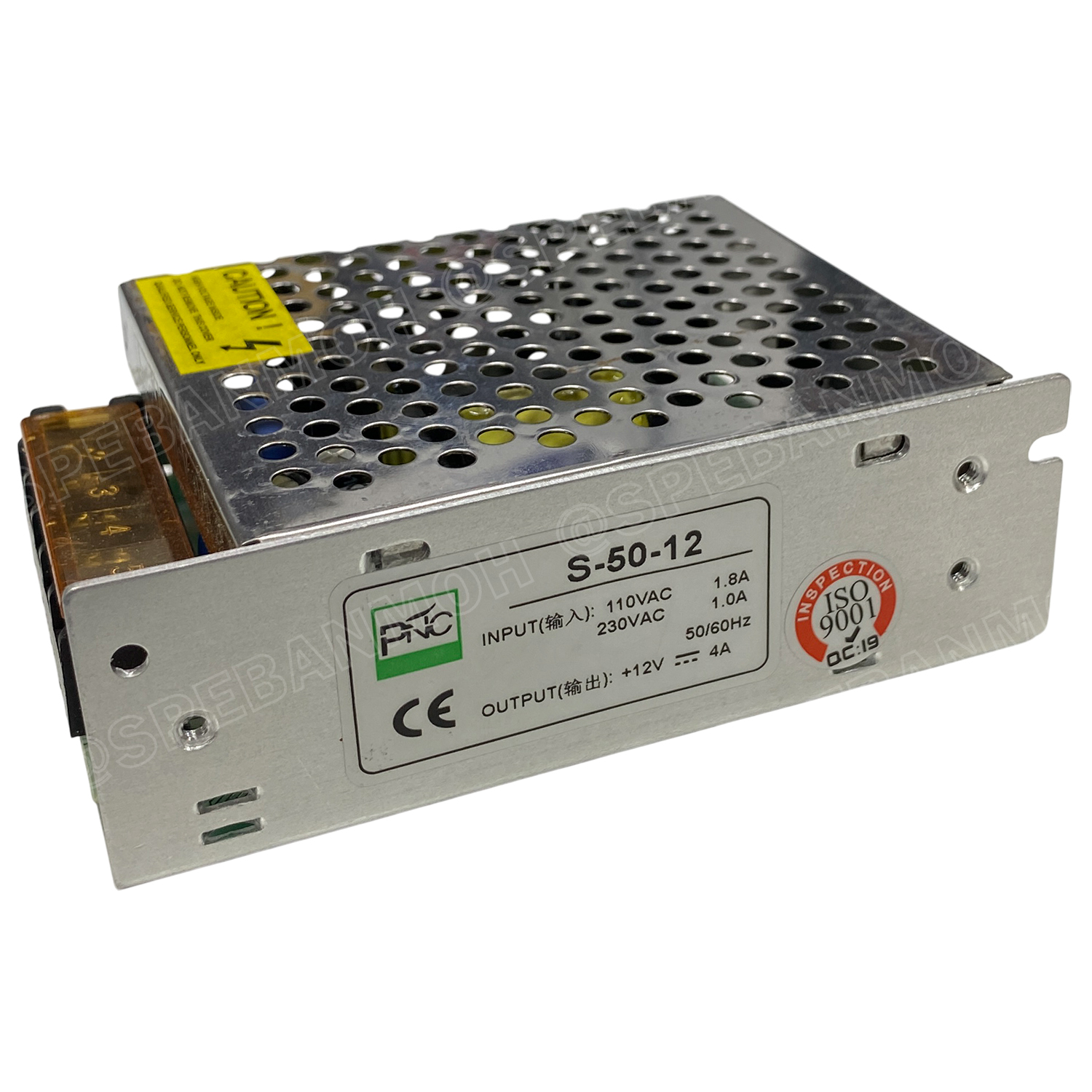 [ 1 ชิ้น ] S-50-12 Switching Power Supply สวิทช์ชิ่ง พาวเวอร์ซัพพลาย 50W 12V 4A Switching Power Supply 12VDC 50วัตต์ แหล่งจ่ายไฟ แบบสวิตชิ่ง 12 โวลต์ ซัพพลายจ่ายไฟ Output 12VDC เพาเวอร์ซัพพลาย โวลต์ ดีซี ตัวแปลงไฟ หม้อแปลง ไฟเข้า 110V / 220V AC to 12V DC
