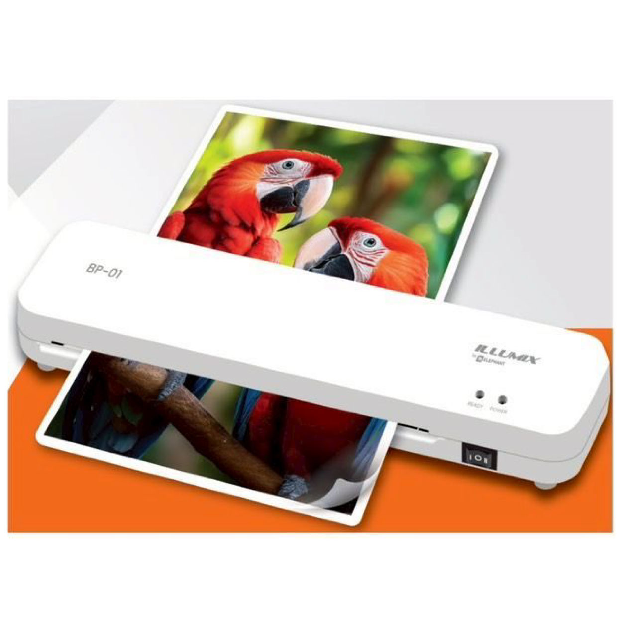 เครื่องเคลือบเอกสาร A4 ILLUMIX Laminator รุ่น BP01-230 (ปลั๊ก 2 ขา)