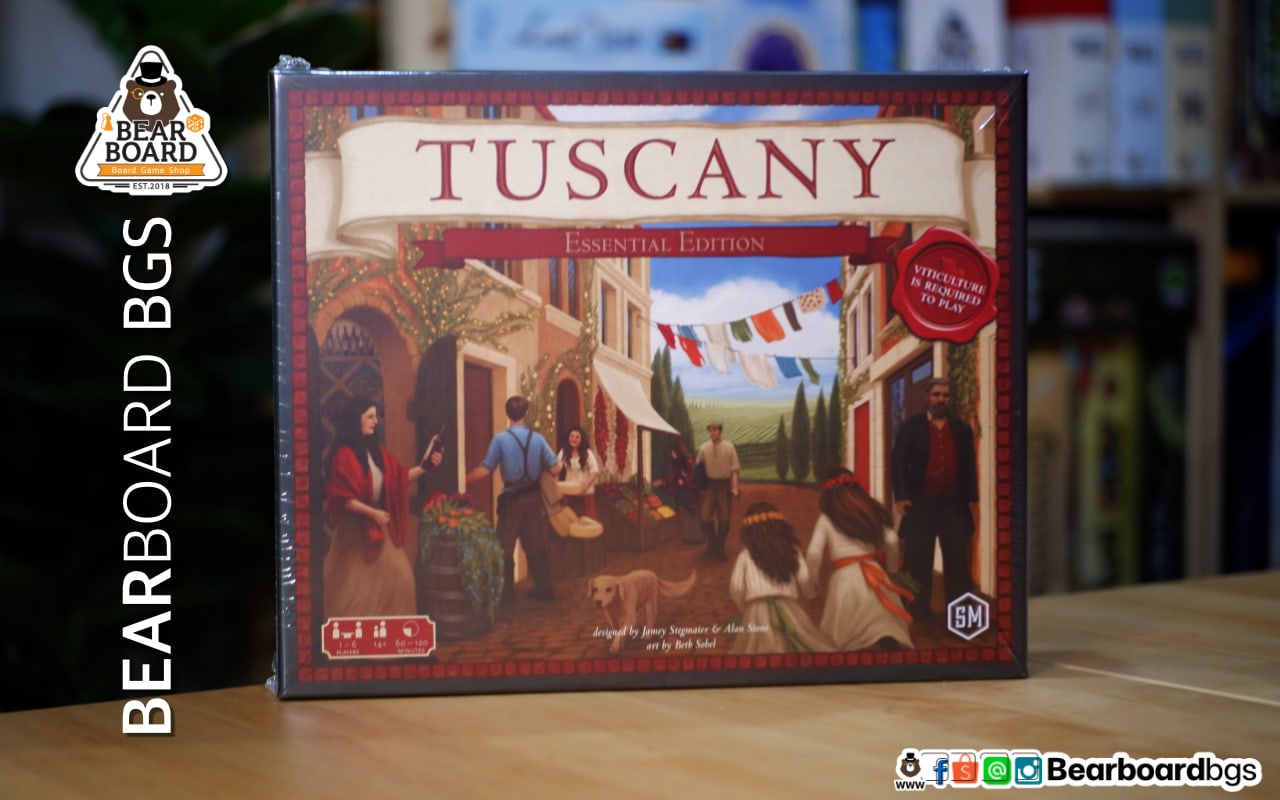 Viticulture - Tuscany Essential Edition ภาคเสริมบอร์ดเกมของช้า