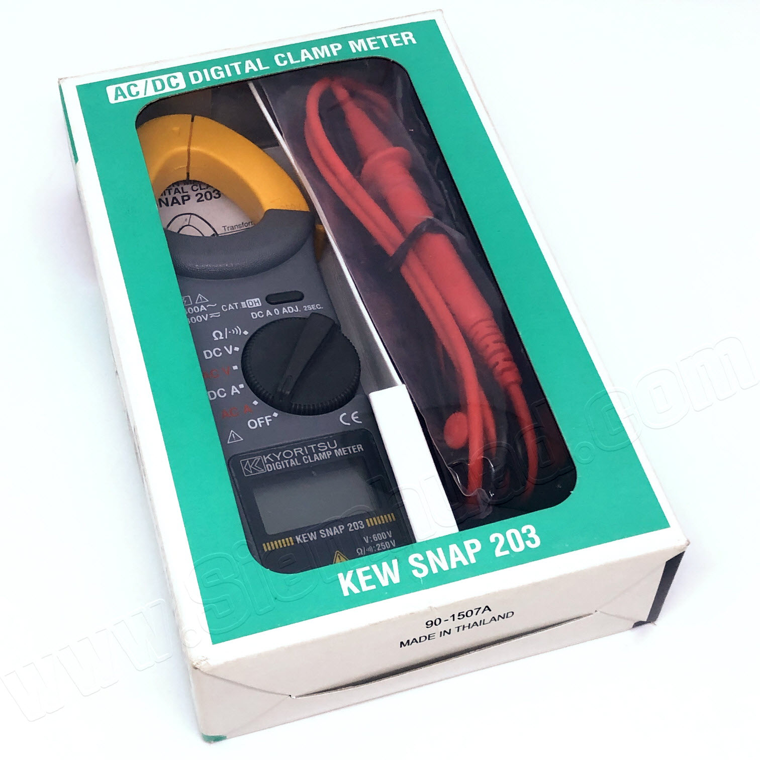 ดิจิตอลแคล้มป์มิเตอร์ Digital Clamp Meter (KYORITSU) MODEL KEW SNAP 203