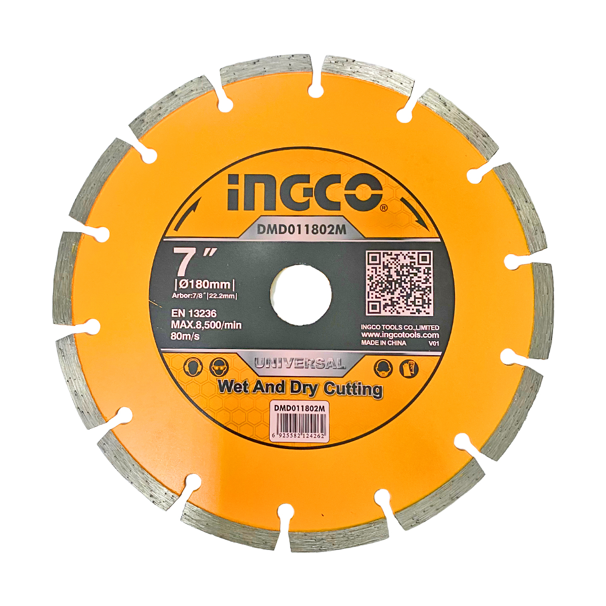 INGCO DMD011802M ใบเพชร คอนกรีต 7นิ้ว ( 180มม.)