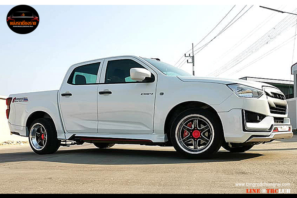 ชุดแต่งสเกิร์ตรอบคัน RIDER สำหรับ ALL NEW D-MAX 2020 (ตัวเตี้ย)