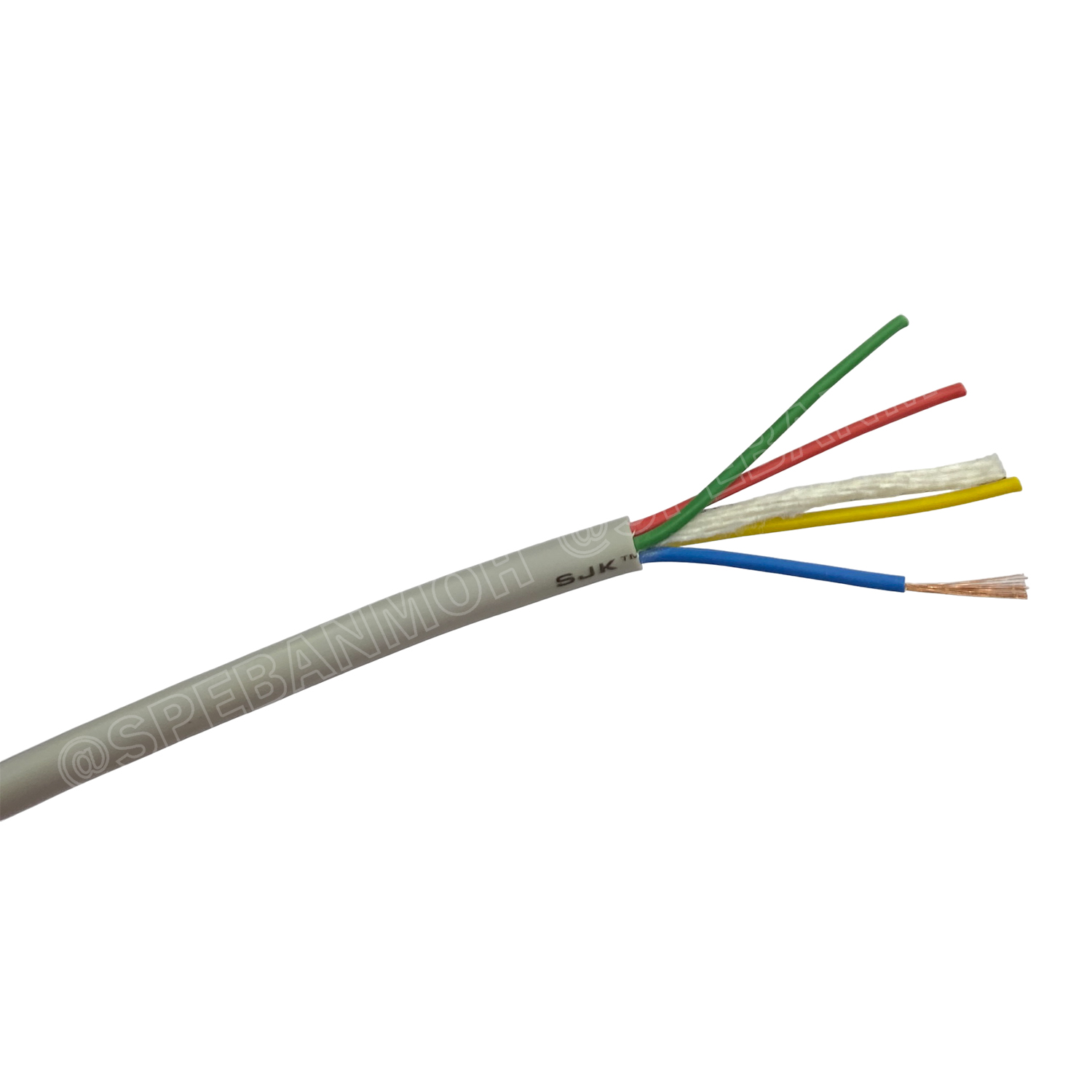 [ 100 เมตร ] SJK 5C x 0.3 Sq.mm. สายมัลติคอร์ 5 คอร์ Multicore Cable สาย AV Control Cable SJK สาย คอนโทรล 0.3 sq.mm. Multi Core Cable 0.3mm² Control Signal Power Control Cable Control Wire สายคอนโทรล สายมัลติคอ สายสัญญาณ สายคอนโทรล เบอร์ 0.3 มม²