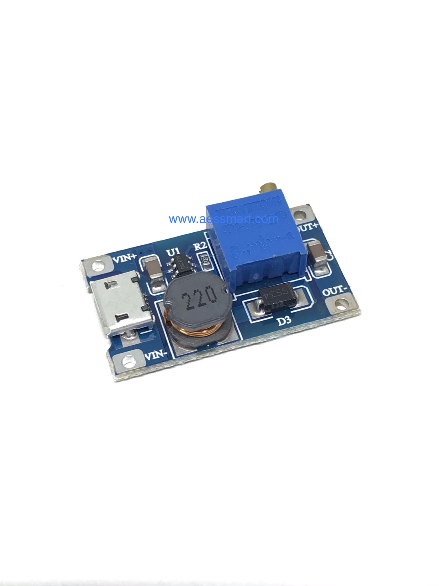 S810 : 2A Step up Booster แปลงไฟขึ้น 2-24V เป็น 5-28V