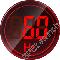 [ 1ชิ้น ] AD16-22DHZ หลอดตู้คอนโทรล วัดความถี่ 22mm 30-75Hz Hertz Meter Pilot Lamp 22มิล หลอดหน้าตู้คอนโทรล หลอดไฟ Pilot Lamp วัดความถี่ Frequency Meter หลอดติดหน้าตู้ ไพล็อตแลมป์ Indicator lamp สัญญาณ แสดงสถานะ