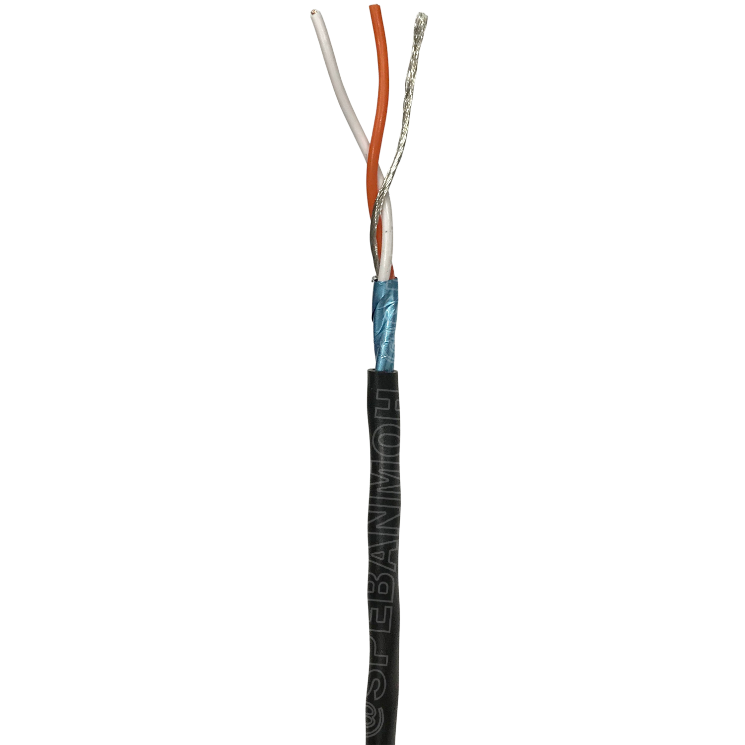 [ 2 เมตร ] JSL-283 สายสัญญาณ ไดนาคอม สีดำ Black Shield 24AWG L-2B2AT ตีเกลียว ∅3 mm Dynacom Stereo Cable สายสเตอริโอ Audio Cable สายไมค์ Microphone Cable สาย XLR สายต่อแจ็ค 3.5 สายต่อคอนเน็คเตอร์ สายสัญญาณ