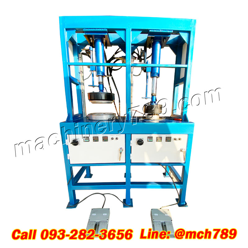 เครื่องอัดกาบหมากกึ่งอัตโนมัติ รุ่น MC-02 เครื่องขึ้นรูปจานกาบหมาก เครื่องทำจานกาบหมาก Semi Automatic Leaf Plate Making Machine