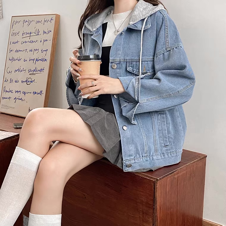 Hoodie Denims jacket