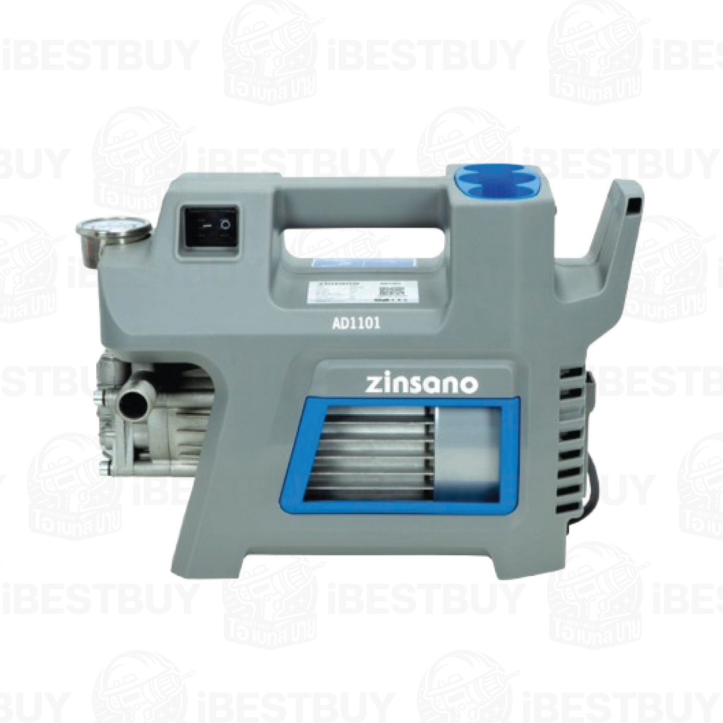 Zinsano AD1101 เครื่องฉีดน้ำแรงดันสูง 110 บาร์ ระบบ Total Stop System (TSS)