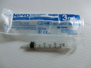ไซริงค์ป้อนยา Terumo / Nipro ขนาด 3 ml.