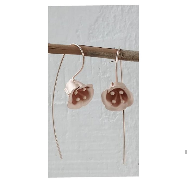 Earring 17 Pomegranate flower