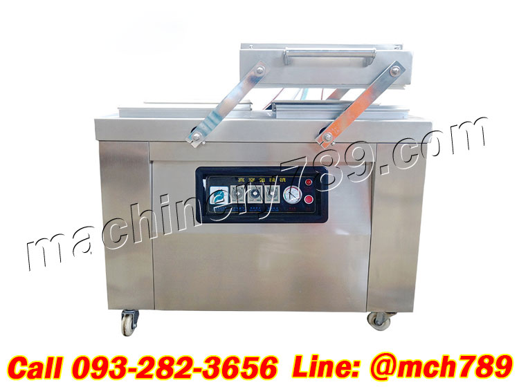 เครื่องซีลสูญญากาศ2หลุม รุ่น400/900W เครื่องดูดสูญญากาศ เครื่องซีลพลาสติก เครื่องซีลสูญญากาศ เครื่องแพ็คสูญญากาศ เครื่องแพ็คถุง เครื่องแพ็คถุงสูญญากาศ 2-Hole Vacuum Sealer Manual Control Packing Machine