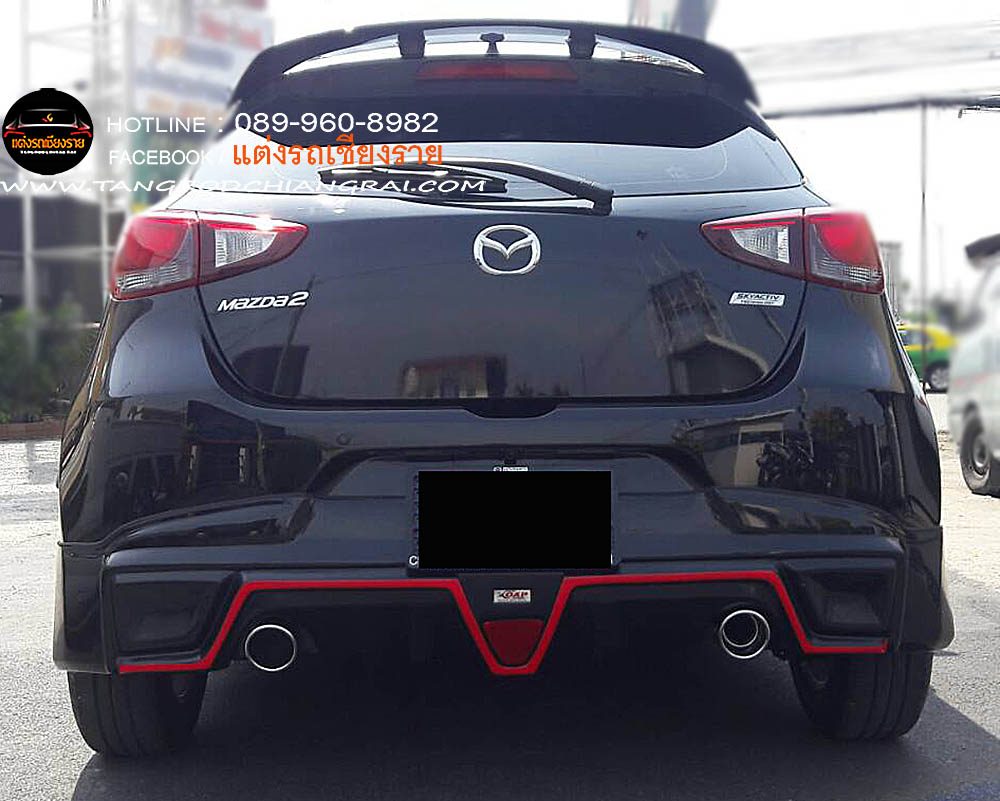 ชุดแต่งรอบคัน SPORT RACING MAZDA 2 5 ประตู SKY ACTIVE 2015-2019