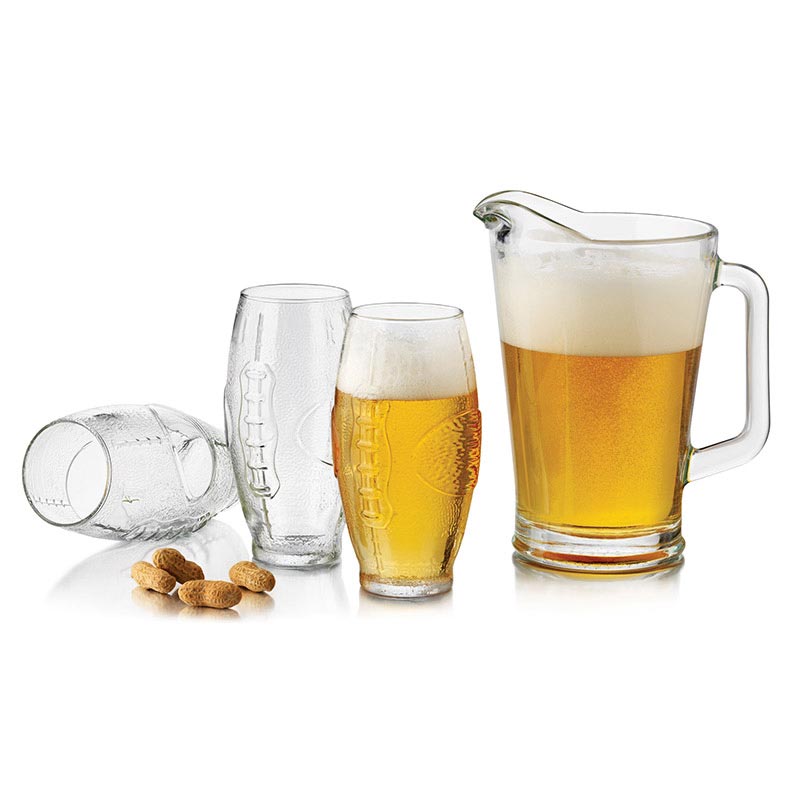 Libbey Football Tumbler Beer Glass 23 oz./ 680 ml