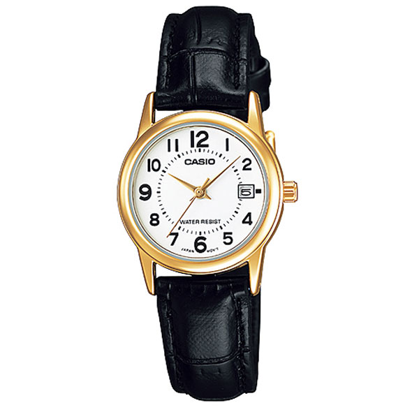 CASIO Standard รุ่น LTP-V002GL-7BUDF สีดำ สินค้าของเเท้