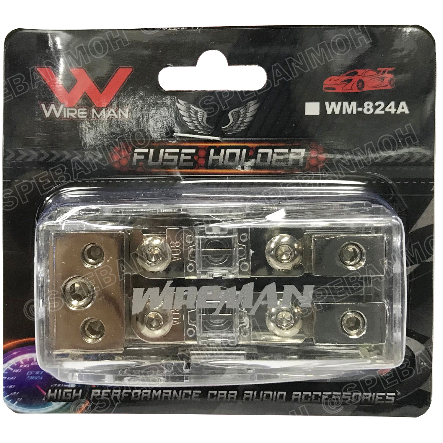 WM-824A กระบอกฟิวส์รถยนต์ Wireman เข้า 1 ออก 2 Wireman Auto Fuse WM816 ฟิวส์รถยนต์ เครื่องเสียงรถยนต์ กระบอก กระบอกฟิวส์รถยนต์ กระบอกฟิวส์เครื่องเสียง กระบอกฟิวส์ รถยนต์ WIREMAN ฟิวเพาเวอร์เสียงกลาง ฟิวส์ซับบ๊อก ฟิวส์เครื่องเสียง ฟิวส์รถยนต์