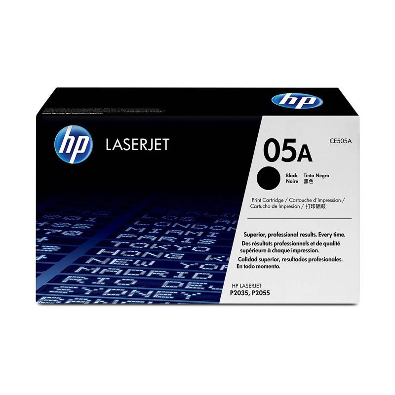ตลับหมึกโทนเนอร์ HP 05A (CE505A) LaserJet Black Print Cartridge ดำ