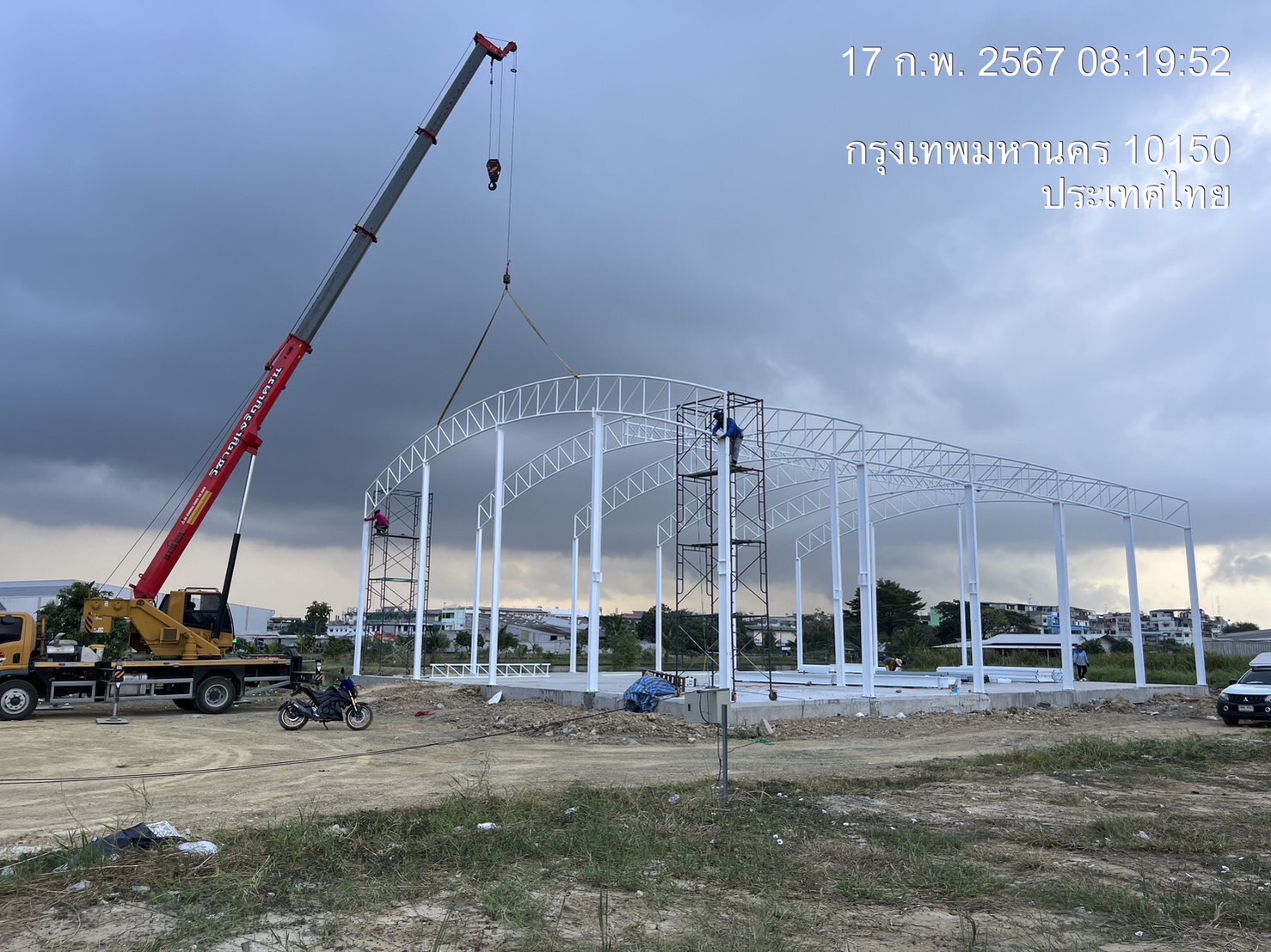 ผลงานโกดัง HW-HCC 20x25x7m.