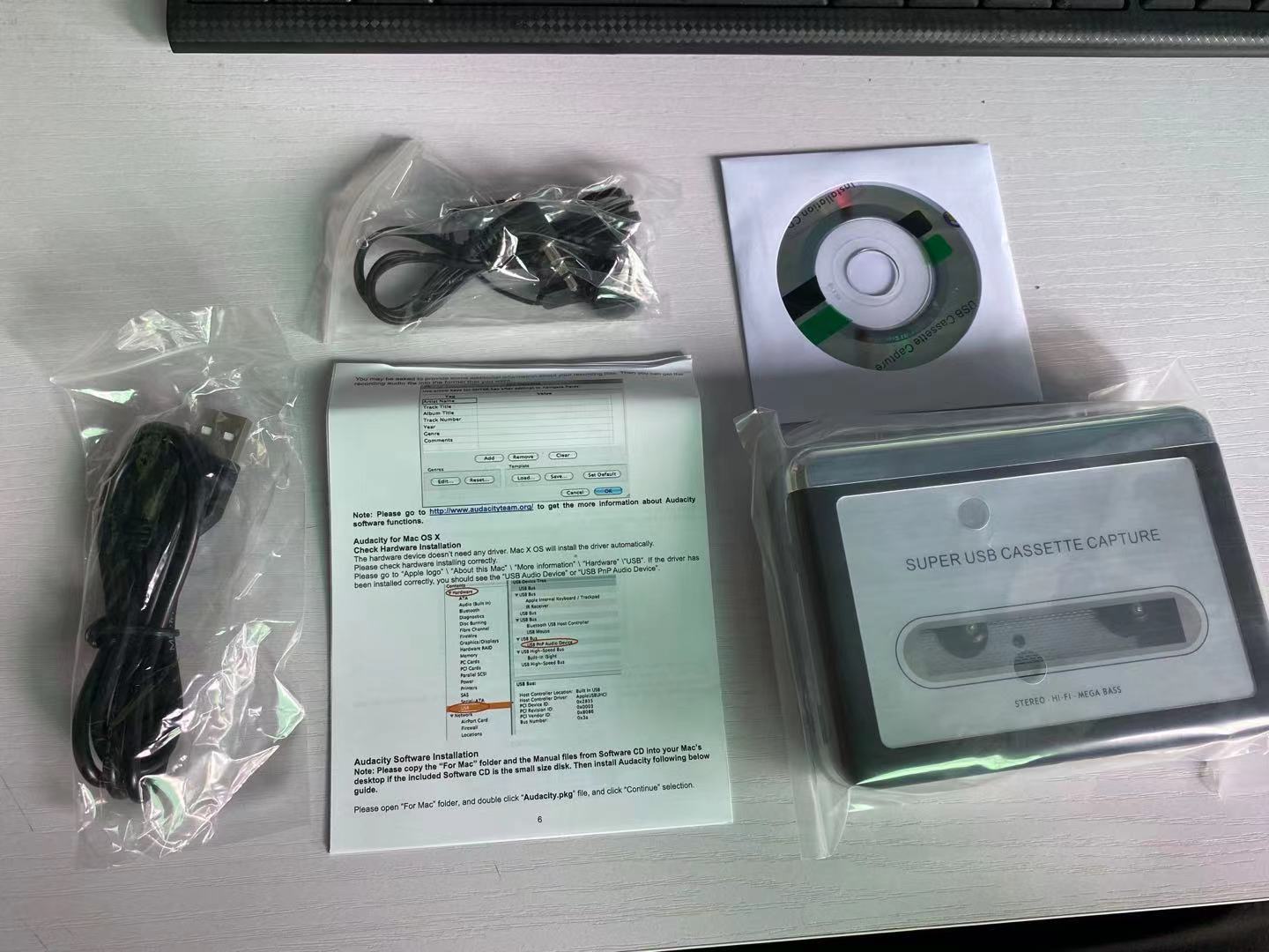 เครื่องเล่นเทปแปลงเป็น MP3 รุ่นใหม่ (EZ-220)