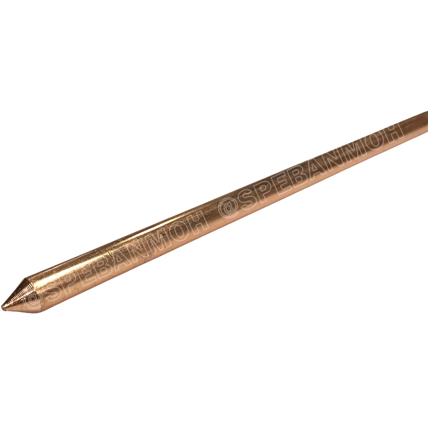 [ 1ชิ้น ] บาร์ทองเหลือง แท่งกราวด์ Ground Bar Ground Rod แท่งกราวด์ กราวด์ร๊อดชุบทองแดง Screw Type แท่งกราวด์ ชุบทองแดง หลักดิน Grounding Electrode Earth Electrode แท่งหลักดิน