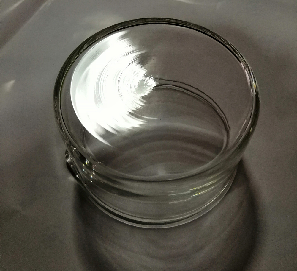 จานแก้วตกผลึกขนาด 70 ml.