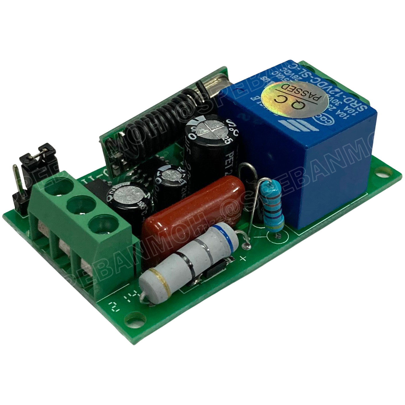 [ 1ชุด ] WRC-CH1-220-433MHz 220V สวิทช์รีโมท 1 ช่อง (Wireless Remote Control Switch), 433Mhz, 220V สวิทซ์รีโมท 220V รีโมทสวิทซ์ สวิทซ์ไร้สาย ไวเลส Switch Wireless ไร้สาย ใช้สัญญาณ 433MHz สวิทช์อัจฉริยะควบคุมแบบไร้สาย สวิทช์ไฟแบบรีโมทไร้สาย