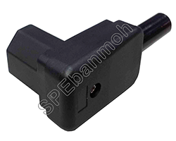 [ 1ชิ้น ] BX-09R ปลั๊กเอซี AC Socket ปลั๊กคอมเมียต่อสายแบบงอ 10A 250VA C Computer Plug ขั้วปลั๊กเสียบ Plug Terminal ปลั๊กเอซีติดแท่น 3ขา 3P ขั้วปลั๊กตัวเมียต่อสาย เต้ารับเอซี ขั้วปลั๊กไฟ 3ขา 3P เต้ารับเอซีต่อสายแบบงอ 10A 250V AC