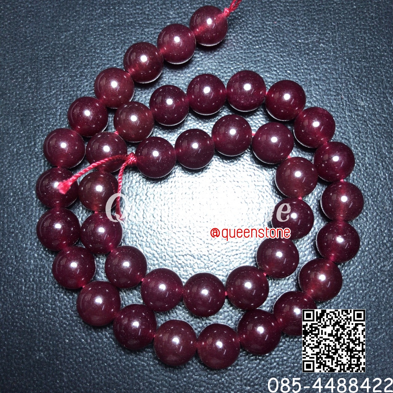 ทับทิมอินเดียเข้ม 10 มิล *หิน*