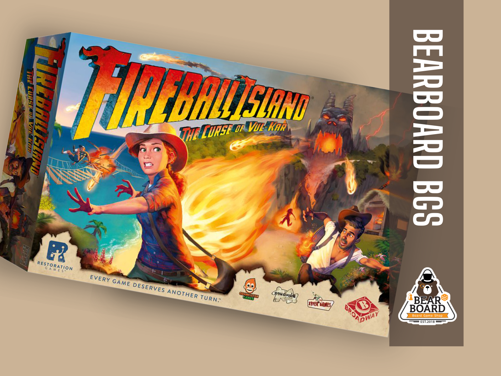 Fireball Island [มีแถมคู่มือภาษาไทย] บอร์ดเกมของแท้